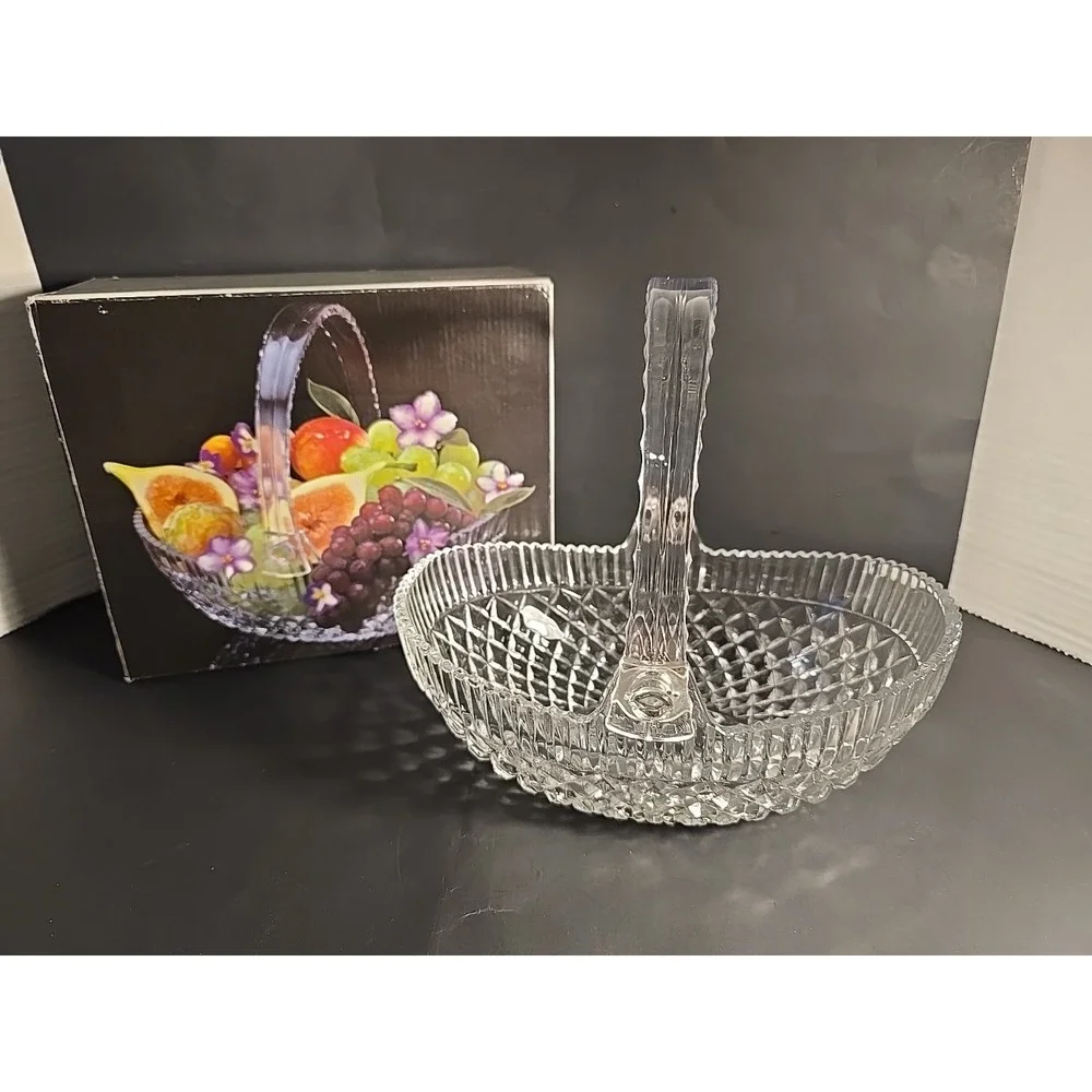 Mikasa Crystal Basket RC171/524 Frangelica Basket Stunning‎